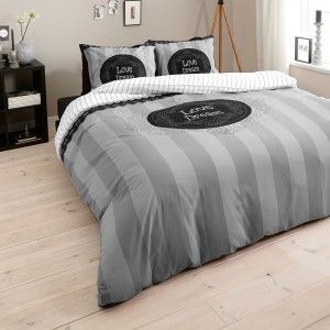 Sale*Dekbedovertrek Love of Dream Grey Dreamhouse  