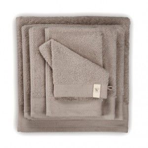 Sale*Walra Badtextiel Taupe soft katoen