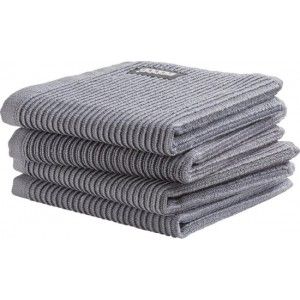 DDDDD Vaatdoek basic Neutral Dark Grey(per 4 stuks)