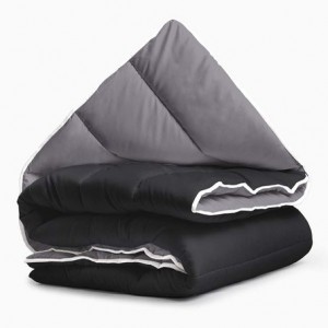 All-in one lazy dekbed Zwart/Antracite