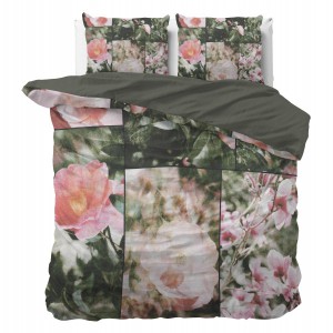 Dekbedovertrek Dreamhouse Flower Fashion Art Green