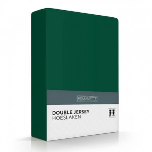 Hoeslaken Romanette Double Jersey Forest green