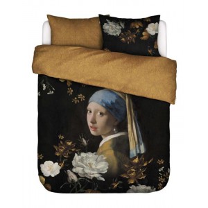 Dekbedovertrek Essenza Floral Girl Black