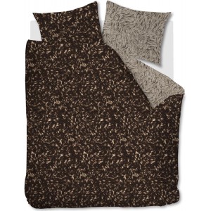 Dekbedovertrek Riviera Maison Fauxy fur brown