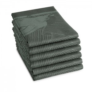 DDDDD Theedoek birdy groen 60x65cm