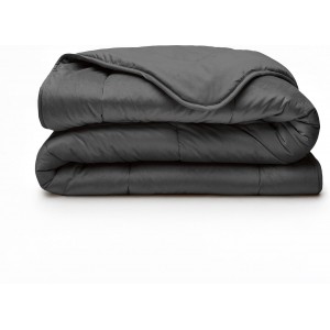Lazy velvet 2 in 1 Dekbed Antraciet Sleeptime