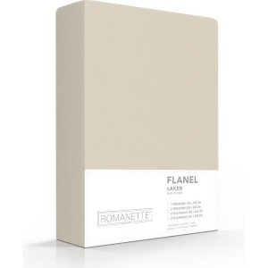 Flanel Laken Romanette Zand