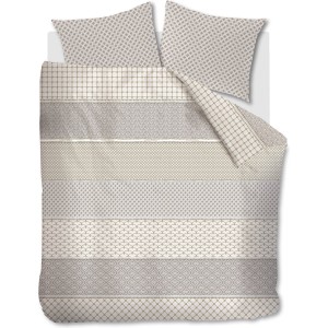 Dekbedovertrek Riviera Maison Ropes Taupe