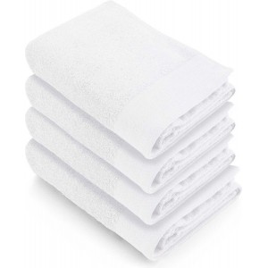 Walra handdoeken 60x110 4-delig - Badhanddoeken 550 g/m² - 100% Katoen - Handdoekenset Wit