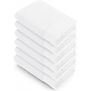 Walra handdoeken 50x100 - 6-delig - Badhanddoeken 550 g/m² - 100% Katoen - Handdoekenset Wit