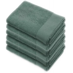 Walra handdoeken 50x100 - 6-delig - Badhanddoeken 550 g/m² - 100% Katoen - Handdoekenset Legergroen