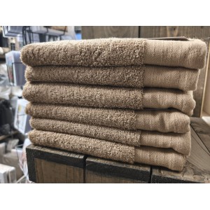 Walra handdoeken 60x110 4-delig - Badhanddoeken 550 g/m² - 100% Katoen - Handdoekenset Bruin
